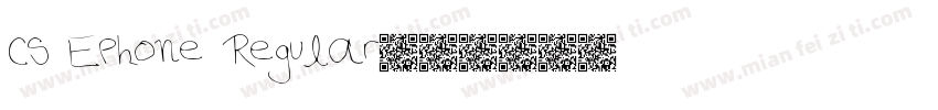 CS EPhone Regular字体转换